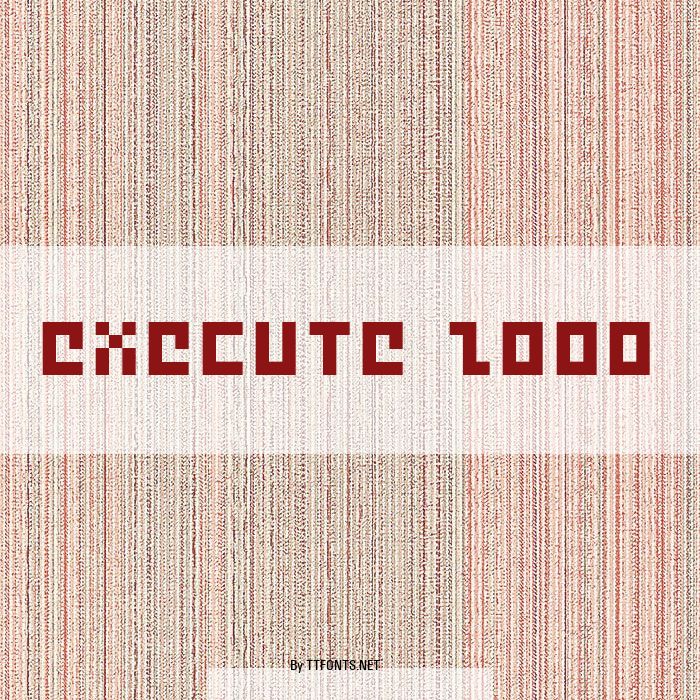 Execute 2000 example
